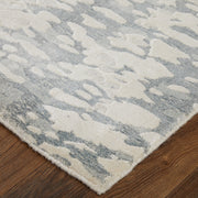 Braden Modern Abstract, Ivory/Blue/Gray