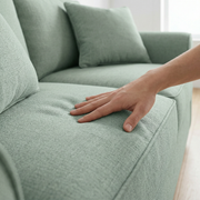 Irlanda Sofa – Made in USA, Custom Fabric Options, Classic Sofa Wholesale Sofa Furniture - Leslie Robins Egg - Fabric