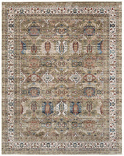 Pearson Traditional Persian, Green/Ivory/Blue