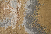 Aura Modern Watercolor, Gray/Ivory/Gold