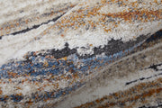 Gilmore Modern Stripes, Ivory/Orange/Gray
