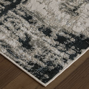Micah Modern Abstract, Black/White/Gray