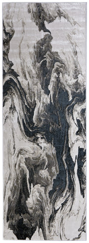 Micah Modern Abstract, Ivory/Black/Taupe