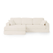 Modern Minimalist L Shape Modular Sectional Sofa, Couch