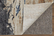 Sonora Modern Abstract, Tan/Blue/Gray