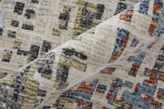 Sonora Modern Abstract, Ivory/Green/Blue