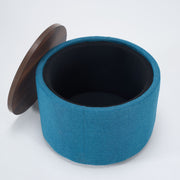 Nesting Ottomans, Round Coffee Table & Bench With Tray (Set of 2)