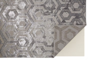 Micah Modern Distressed, Gray/Taupe/Silver