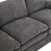 Cozy Upholstered Cushion Loveseat Sofa For Living Room