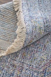 Caldwell Transitional Distressed, Blue/Ivory