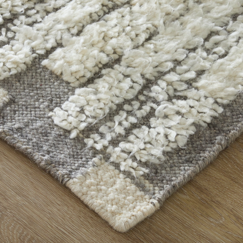 Ashby Transitional Stripes, Ivory/Gray
