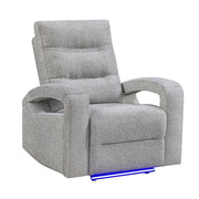 ISOLDE GREY 3PC POWER RECLINING LOVESEAT, SOFA AND RECLINER