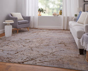 Pryor Modern Abstract, Brown/Taupe/Tan