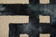 Lorrain Modern Geometric, Tan/Black
