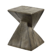 Zahi Weathered Oak Finish Accent Table