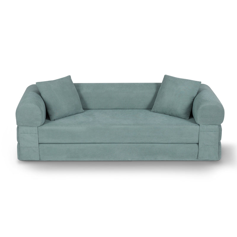 Convertible Sofa Bed Couch,80 Inch Boneless Couches for Living Room,Folding Sleeper Sofa Bed Queen with Storage,Corduroy Flod Out Couch Compressed Couch in a Box