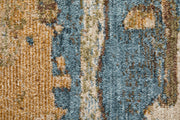 Pearson Modern Abstract, Blue/Ivory/Brown