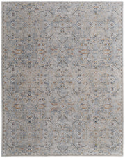 Pasha Transitional Distressed, Ivory/Blue/Tan