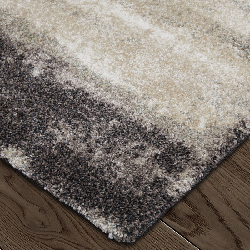 Skyview Modern Abstract, Gray/Ivory/Taupe