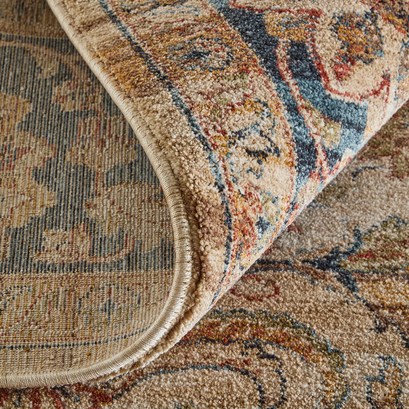 Pearson Traditional Persian, Ivory/Tan/Blue