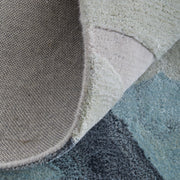 Kawai Modern Abstract, Green/Blue/Ivory