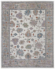 Dartmouth Transitional Floral & Botanical, Ivory/Brown/Blue