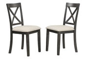 5 Pieces Dining Table And Chairs Set For 4 Persons, Kitchen Room Solid Wood Table With 4 Chairs