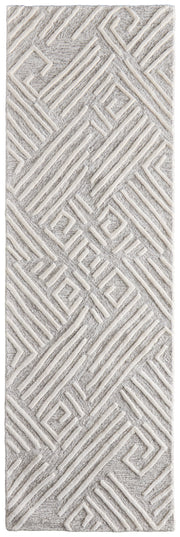 Enzo Transitional Geometric, Tan/Ivory