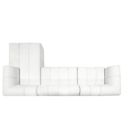 Modern L-Shaped Sectional Sofa with High-Density Fully Compressed Sponge and Chaise Lounge, 2-Piece Set, Fully Assembled Right Hand Facing, Perfect for Living Room, Lounge