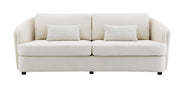 Mariko - 3 Piece Living Room Set Sofa Loveseat Chair - Beige