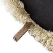 Enchante - New Zealand Sheepskin Accent Arm Chair - Taupe / Natural