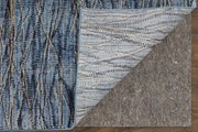 Sonora Modern Abstract, Blue/Ivory/Tan