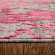 Pryor Modern Abstract, Pink/Gray/Taupe