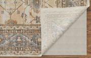 Celene Traditional Bordered, Tan/Ivory/Gray