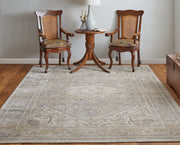 Celene Traditional Medallion, Tan/Brown/Ivory