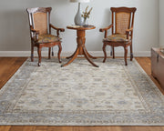 Celene Traditional Bordered, Tan/Ivory/Gray