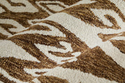 Wallace Transitional Medallion, Brown/White