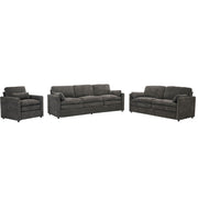 Cozy Upholstered Sofa Set For Living Room