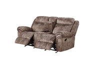 Zubaida - Two Tone 3 Piece Recliner Living Room Set
