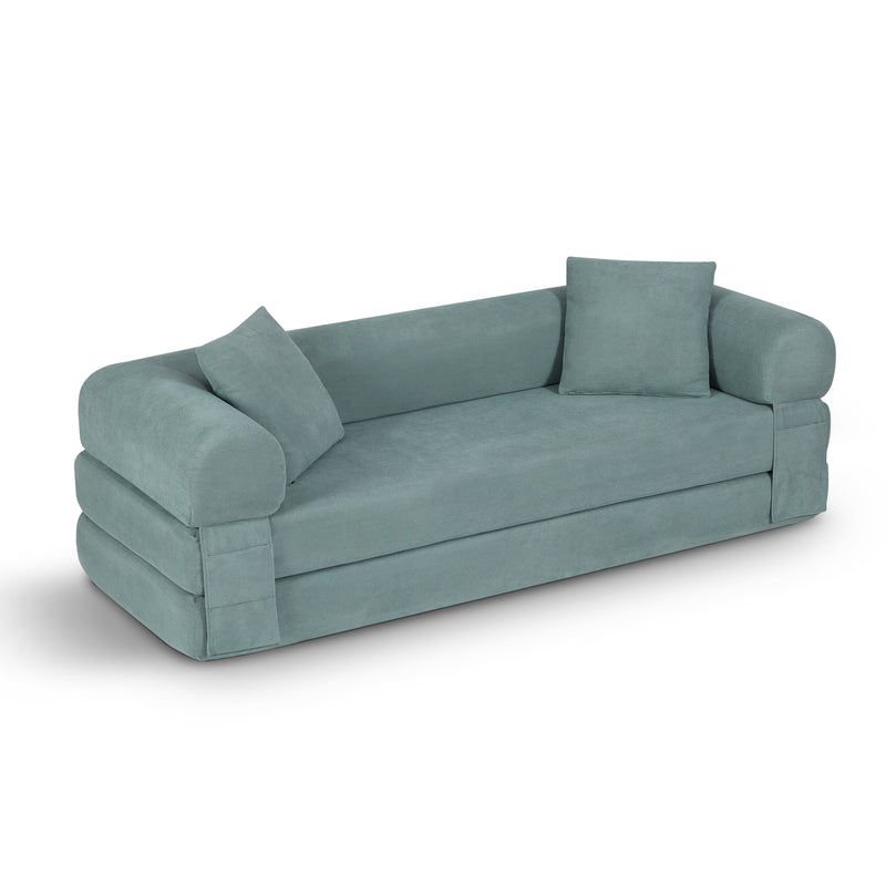 Convertible Sofa Bed Couch,80 Inch Boneless Couches for Living Room,Folding Sleeper Sofa Bed Queen with Storage,Corduroy Flod Out Couch Compressed Couch in a Box