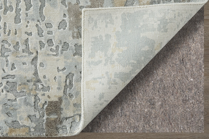 Braden Modern Abstract, Blue/Gray/Brown