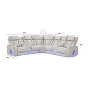 Fortuner - Power Recliner Sectional Sofa