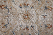Pasha Transitional Distressed, Taupe/Ivory/Blue