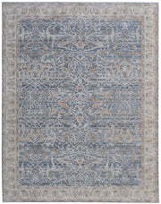 Pasha Transitional Ikat, Blue/Taupe/Ivory