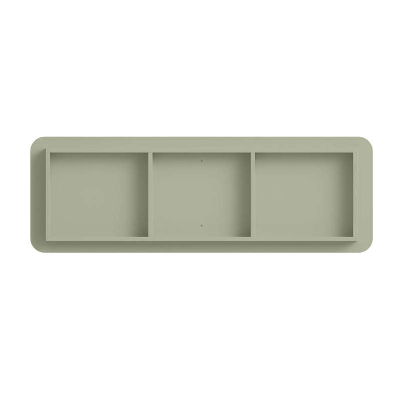 6 Drawer Dresser for Bedroom, 46.5' Wide Modern Large Chest of Drawers with Handle Free & Ripple Design,Wooden Clothes Storage Organizer for Closet, Nursery, Living Room, Apartment, Sage Green