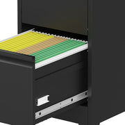 Drawer Metal Locking Vertical File Cabinet With Wheels Heavy Duty Lockable Storage