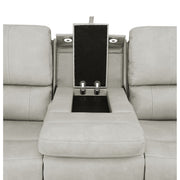 Boyce Grey 3-piece Triple Power Reclining Sofa Set