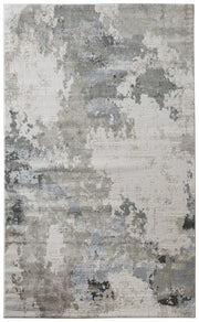 Prasad Modern Watercolor, Ivory/Gray