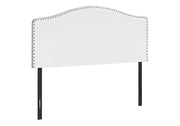 Queen Size, Bed Headboard Only, Upholstered, Transitional - White