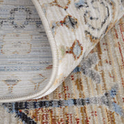 Melrose Transitional Distressed, Ivory/Red/Blue
